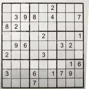 Sudoku stumper