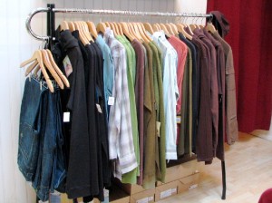 rack o' men's clothes